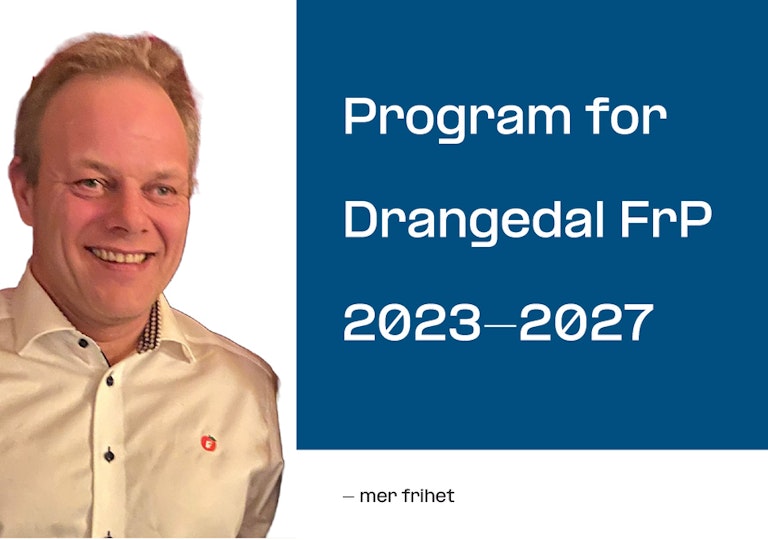 Lenke til artikkel om Program for Drangedal FrP 2023-2027
