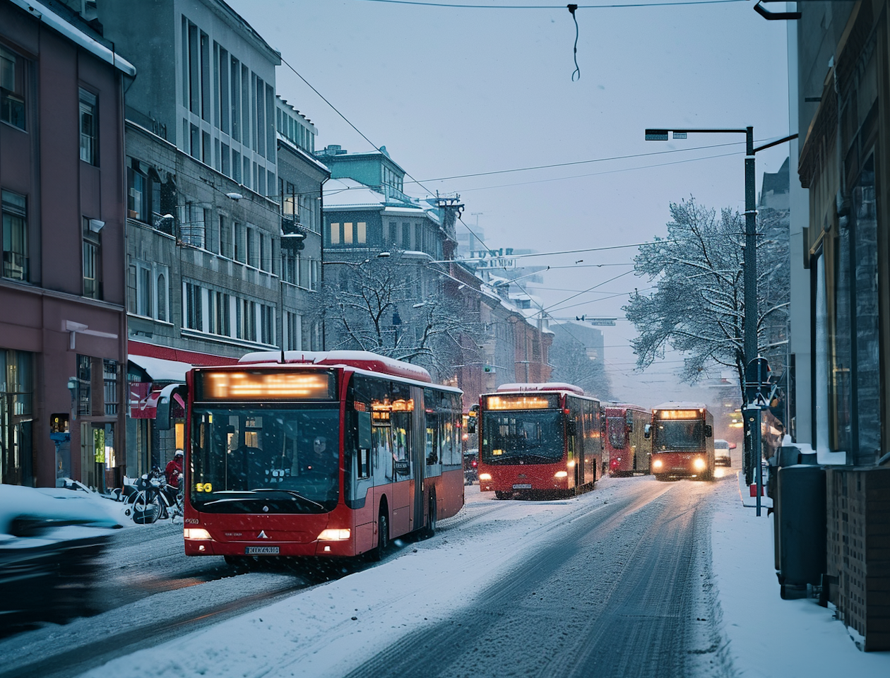 Lenke til artikkel omNorge må ha busser som går på vinteren
