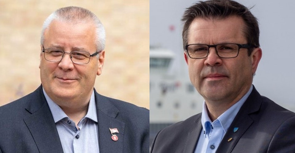 Stortingsrepresentantene Bård Hoksrud og Frank Sve kommer til Lillestrøm