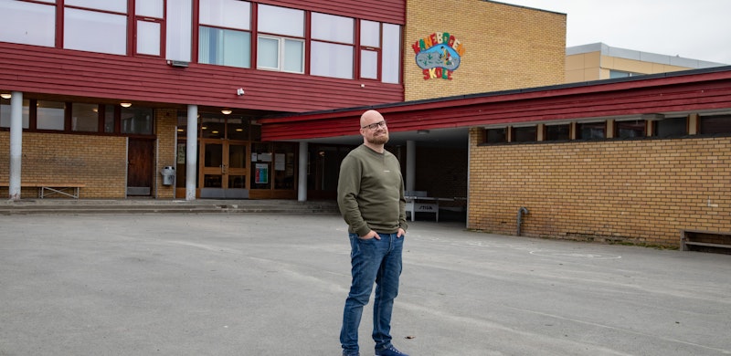KLAR: Ordførerkandidat Eivind Stene er klar for å bygge ny Kanebogen skole!