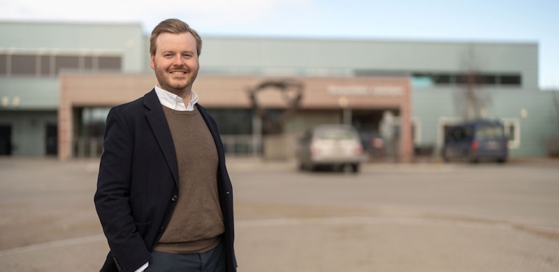 VERDIGHET: 2. kandidat Kristian Eilertsen vil ha en trygg og verdig eldreomsorg i Harstad.