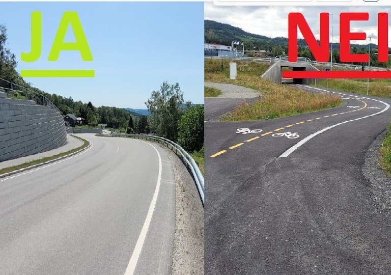 Lenke til artikkel om Slik vil vi i FrP bygge gang og sykkelveier i Ringsaker