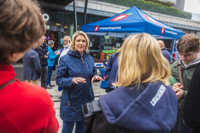 Lenke til artikkel om Møt Sylvi Listhaug i Bergen